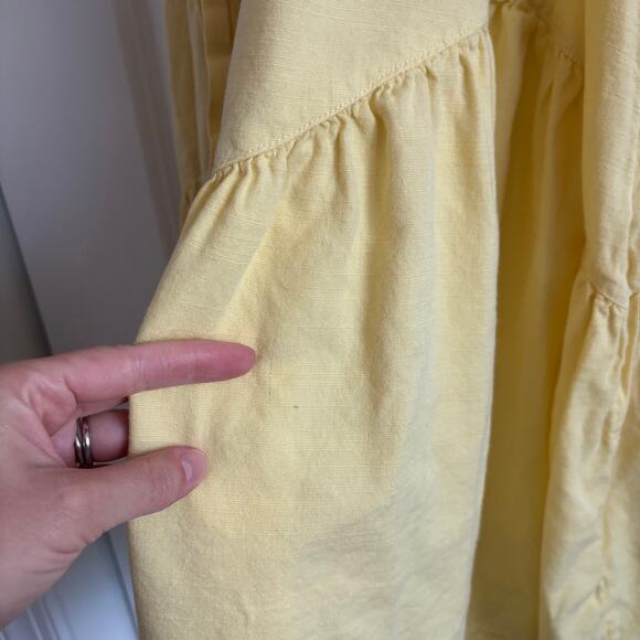 Billabong Women’s Sunbeam Midi Dress Yellow Sz M Sundress Beachy - Picture 13 of 13